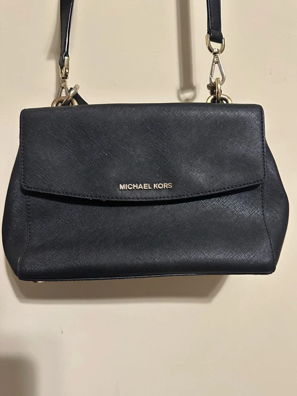Michael Kors Ava Small Satchel, Black